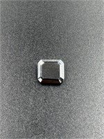 2.63 Carat Brilliant Asscher Cut Black Diamond