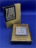 Dr Scholl's Zippo Lighter