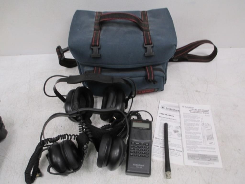 Nascar/Racing Radio Set w/ Bag - As Shown -