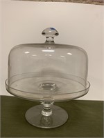 Glass Cake Stand And Dome