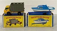 Two Vintage Matchbox Vehicles with Boxes