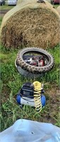 Air compressor and misc tools etc dirtbike tire