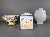 Hand Painted Cookie Jar and More