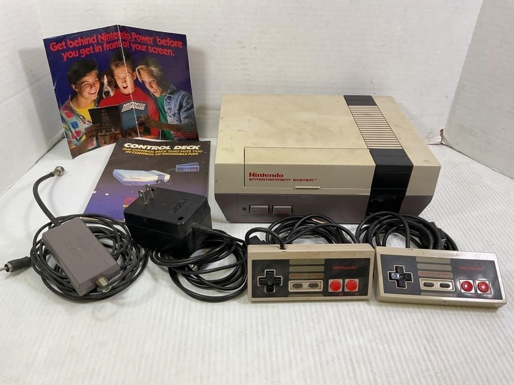 NINTENDO ENTERTAINMENT SYSTEM WITH POWER CORD,