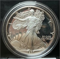 1987-S American Silver Eagle (Proof UCAM in Box)