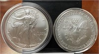 Two 2006 American Silver Eagle (UNC)