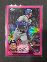 Michael Busch Rookie Magenta Chrome numbered /399