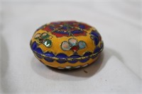 A Yellow Trinket Box