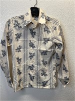 Vintage Campus Floral Button Up Shirt