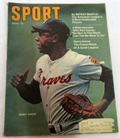 1970 Sport Magazine Hank Aaron Cover