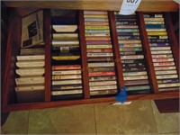 DRAWER OF CASSETTE TAPES