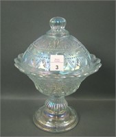 Maker? Contemporary White Lacy Dewdrop Compote
