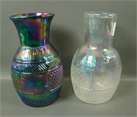 2 Scarce LE Smith Diamond and Sunburst Vases