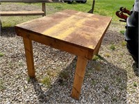 4' wooden table
