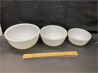 Fire King mixing bowls