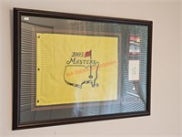 2003 Augusta Golf Masters Framed Swag (Office)