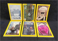 6 National Geographic Magazines 70's, 80's, 90's &