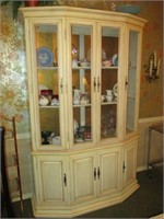 Wooden Painted China Cabinet