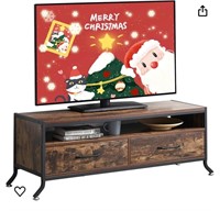 VECELO TV Stand for 55 Inch Industrial