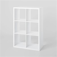 6 Cube Organizer White - Brightroom $75