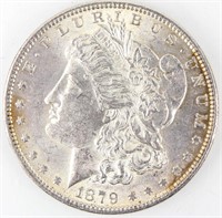 Coin 1879-P Morgan Silver Dollar Unc.