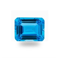 Natural Brazil  Swiss Blue Topaz - FL