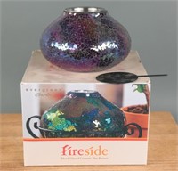 (NIB) Fireside Hand Glazed Ceramic Fire Burner
