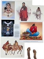 5pc Native American Art LE Lithographs Lot