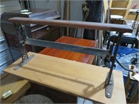 VINTAGE METAL AND WOOD PAPER CUTTER COUNTRY STORE