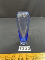Cobalt Art Glass Bud Vase