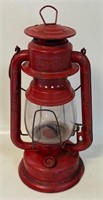 GOOD VINTAGE RED BEACON BARN LANTERN