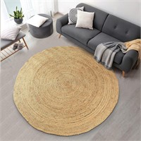 Signature Loom Handcrafted Farmhouse Jute Rug (8')