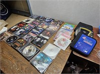 Various CD's or DVD disc's & cases