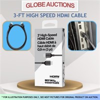 3-FT HIGH SPEED HDMI CABLE