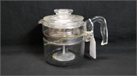 Vintage Pyrex Percolator Coffee Pot