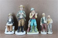 Vintage Misc. Porcelain Men Figurines