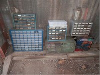 Garage-group of 6 hardware/storage bins