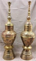 TWO IMPOSING ANTIQUE MINDINAO MARRIAGE VESSELS