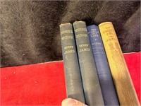 4 ANTIQUE BOOKS BY HENRY JAMES