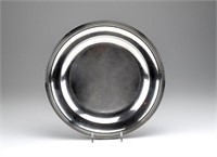 19th C French silver dish