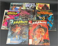 Lot of 8 Horror & Fantasy Sci Fi Comics Freddy Etc