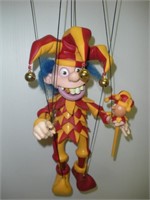 Jester Marionette/String Puppet 12 Inch Tall