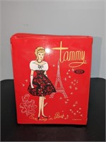 Vintage Tammy Doll Case w/ (2) Dolls & Clothes