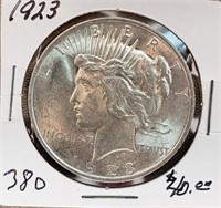 1923  Peace Dollar