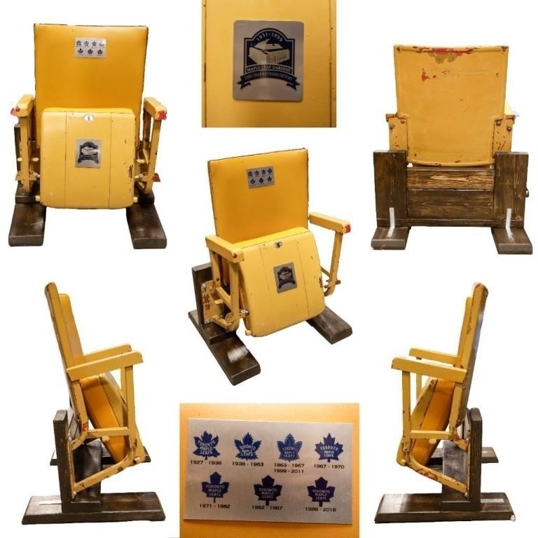 "MAPLE LEAF GARDENS" (1931-1999) Chair #6 Gold