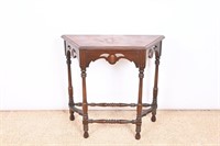 Vintage Carved Wooden Parlor Table