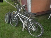 3 misc childrens bikes w/ extra wheels