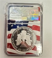 2019 S American Silver Eagle Liberty Coin PF70 NGC