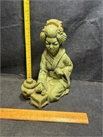 Asian themed statue