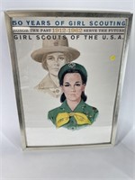 19" x 25" 50 years of girl scouting